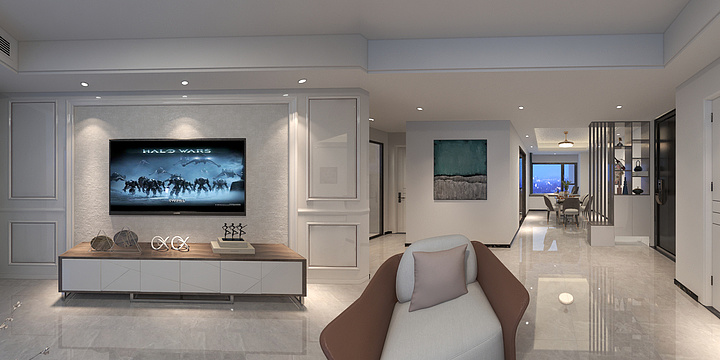 一诺DESIGN-华隆首府23栋803应女士-现代最终版本-装修设计方案