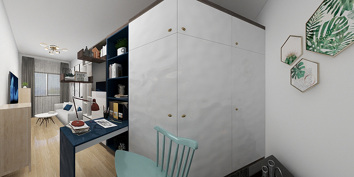 陈醒-28㎡单身公寓-装修设计方案