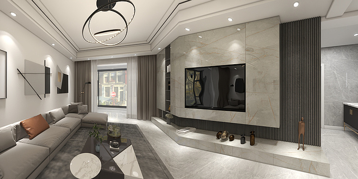 马梦茹-现代混搭黑白灰-装修设计方案