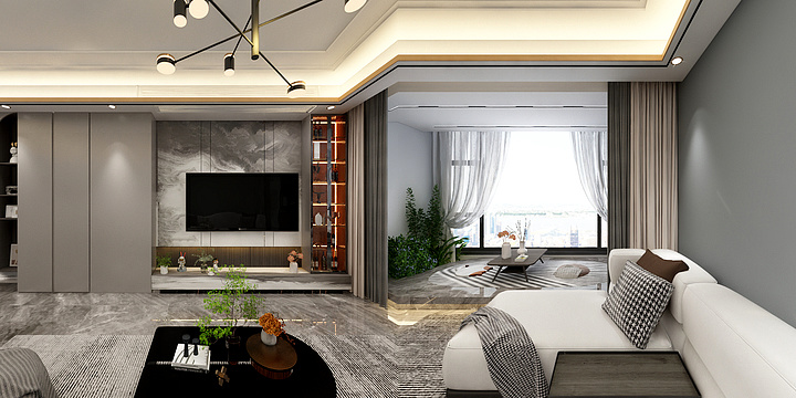 淂野-香缇公馆现代轻奢-冷色调-副本-装修设计方案