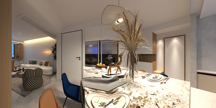 爱设计的一只小猪猪-清华府-装修设计方案