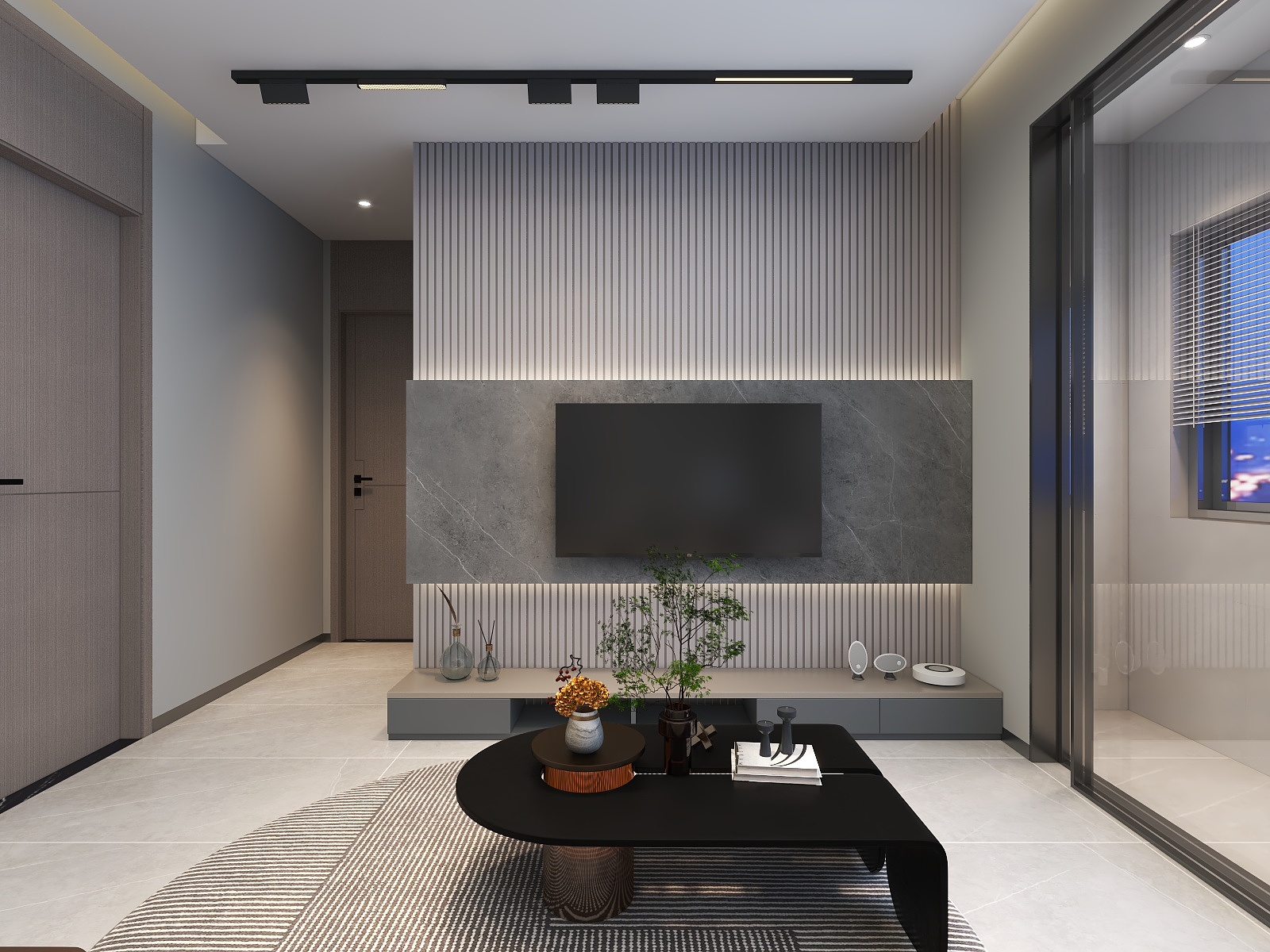 文一空间设计-瑞和园89.50㎡B户型3室2厅1卫-装修设计方案