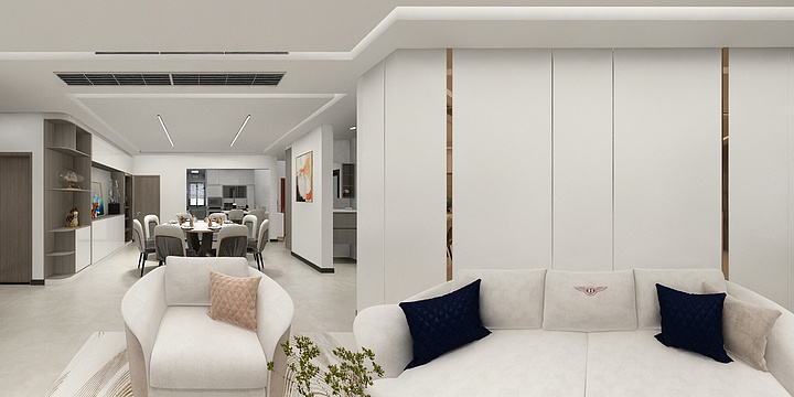 躍丶龍-132平方现代-装修设计方案