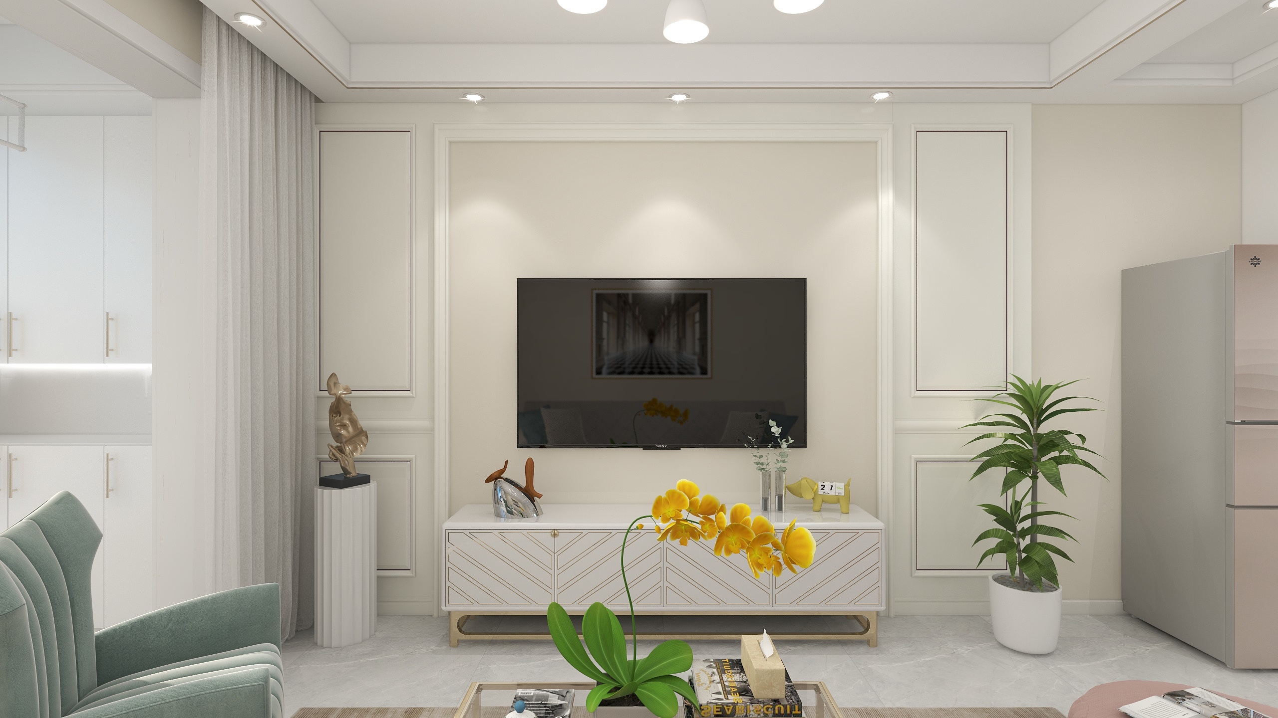 小朱设计234-简欧小清新-装修设计方案