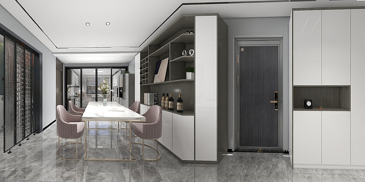 小阿庆-顺和苑1-轻奢效果-装修设计方案