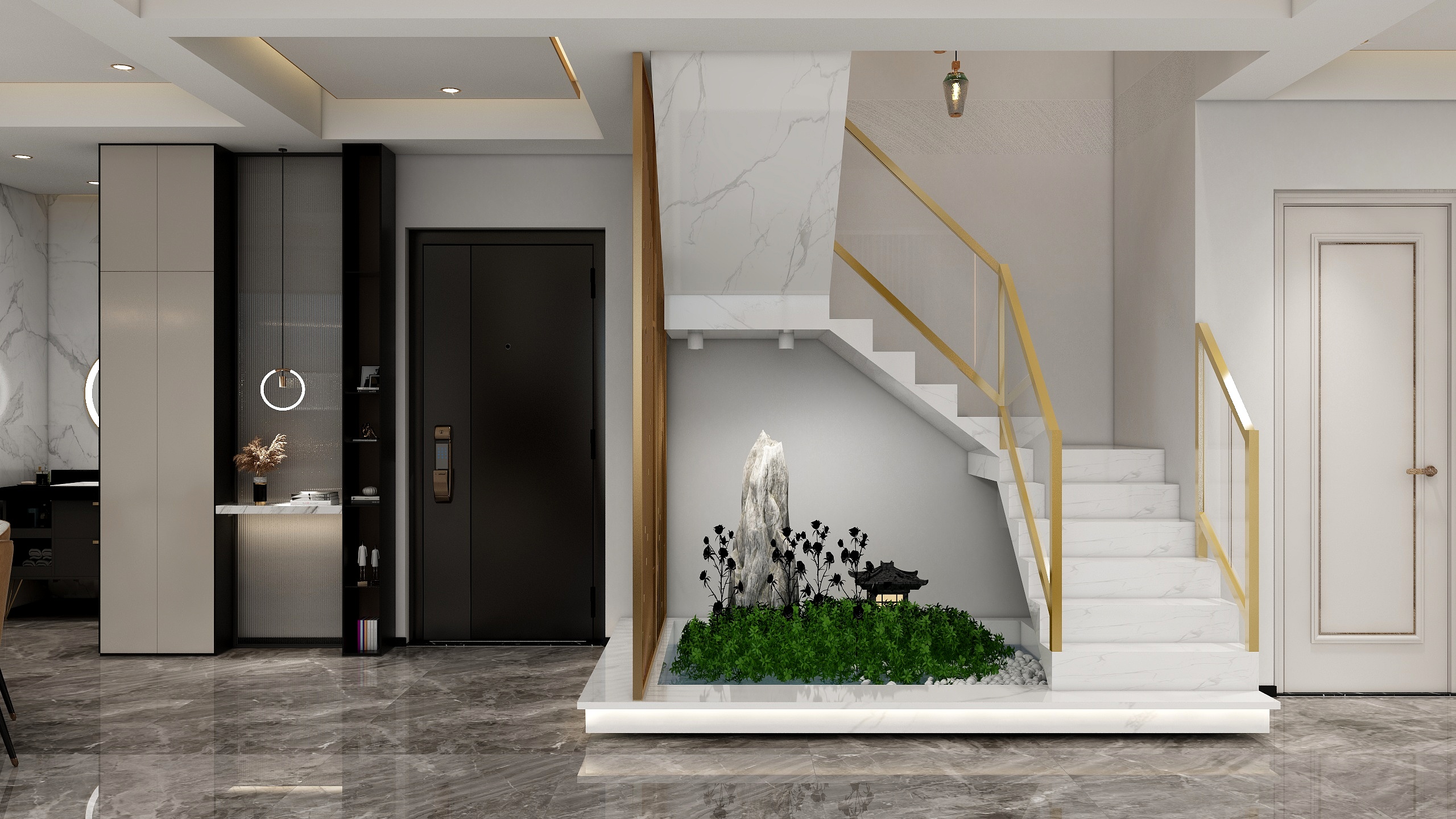 柳宇-<<重塑时光》现代轻奢-装修设计方案