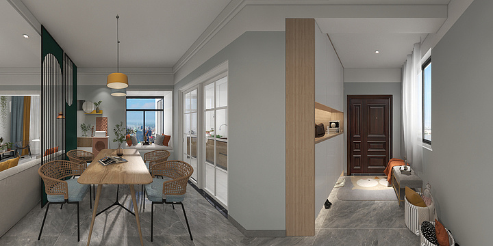 一小张哦-天一观山阅110户型-装修设计方案