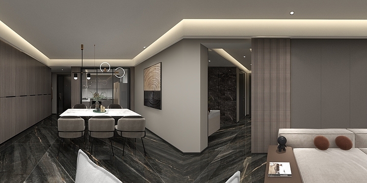 招锦绣-后现代-装修设计方案