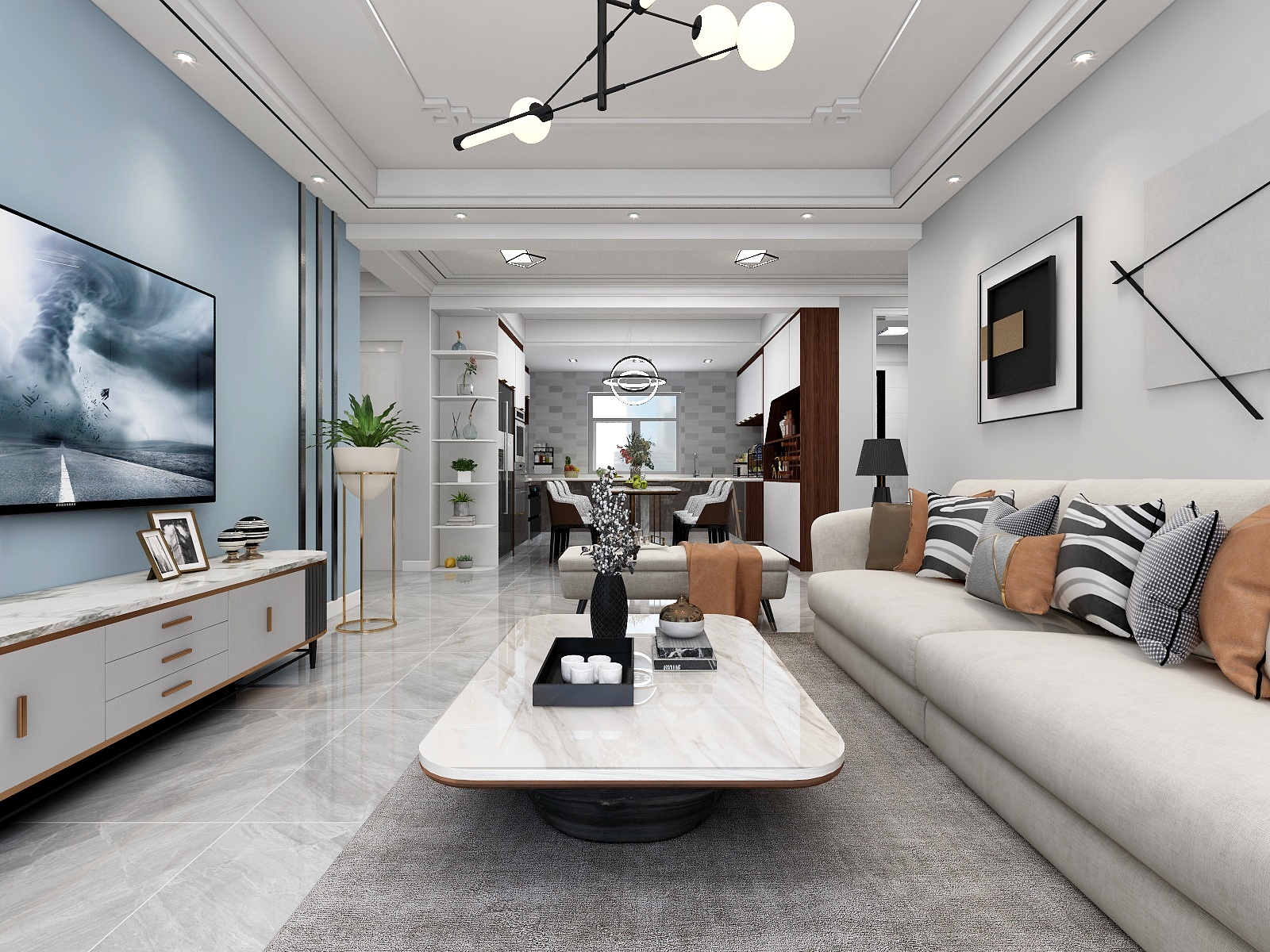 喵柚薄荷-远超家居|全屋整装--简约风装修效果图