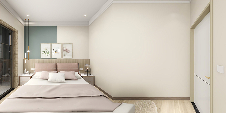 崔永辉-瑞和园89.50㎡B户型3室2厅1卫-装修设计方案