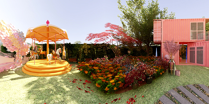 CHY丨DESIGN-户外游乐园网红打卡-装修设计方案