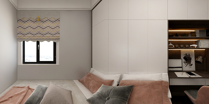 凡木空间丨装修设计工作室-砀郡新城16栋1006-装修设计方案