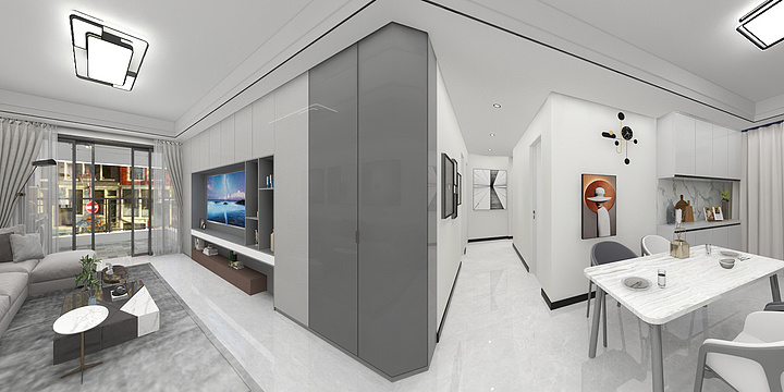 设计师-冯工-宏益丽苑113平-装修设计方案