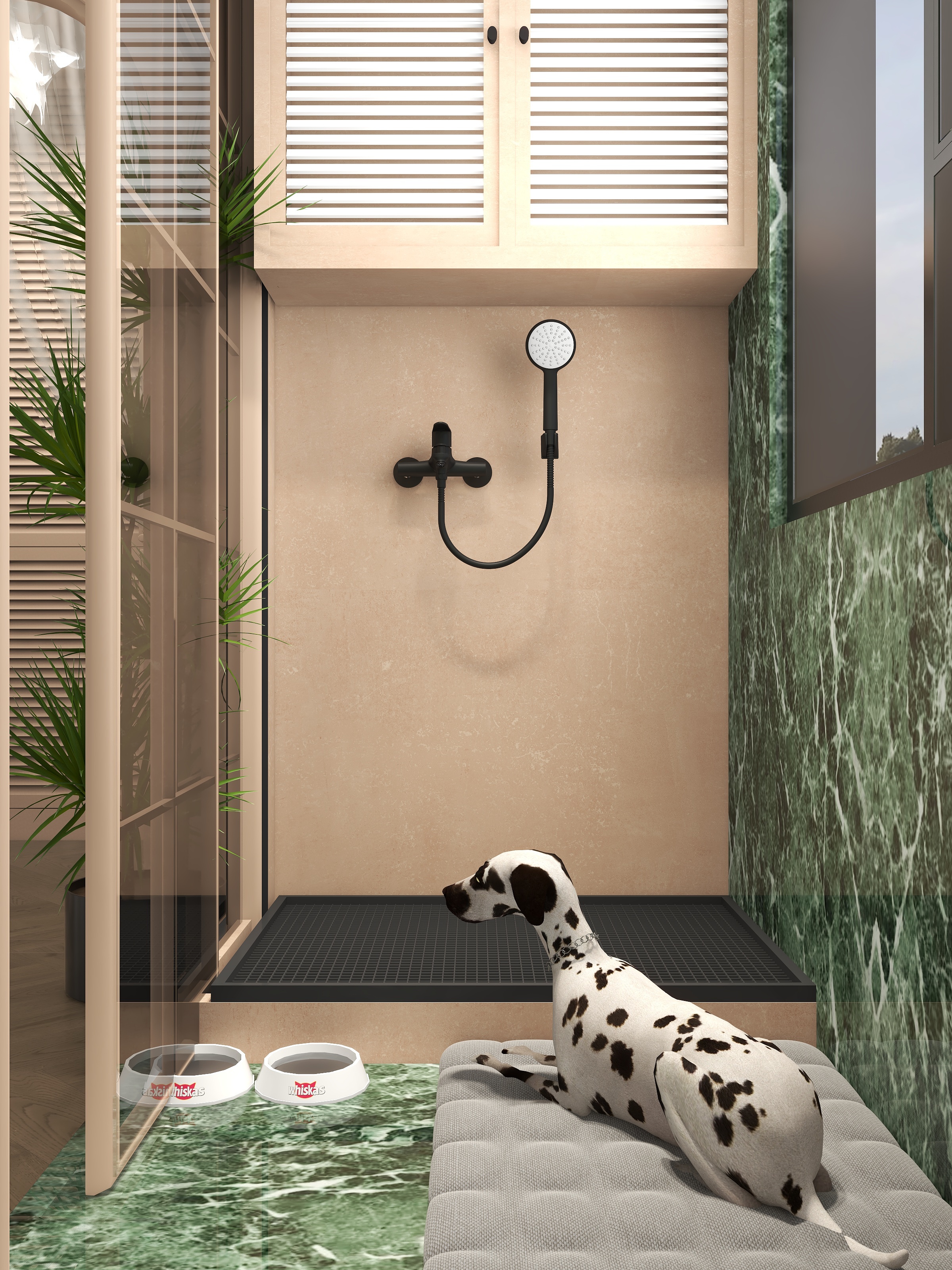 曾如意-284平混搭四居一层宠物室装修效果图第1张