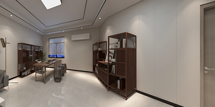 装饰设计design-向阳路办公室效果图-装修设计方案