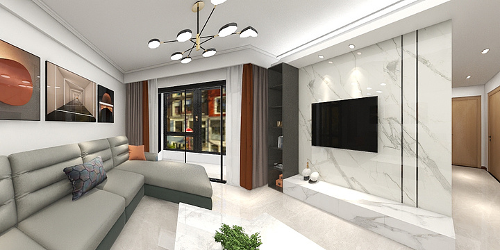 大尾巴鸭-奥园翰林誉江府-黎姐雅居-装修设计方案