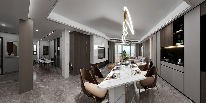 流行的雨-保利香槟国际-装修设计方案