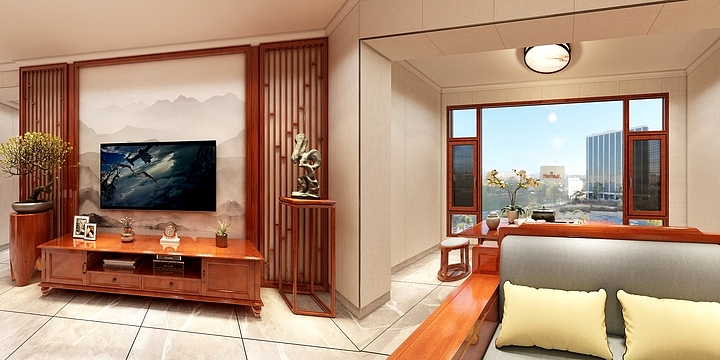 逆影15813293544-方直1栋802-3d.dwg-装修设计方案