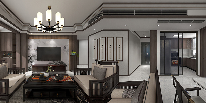 大珩木作-华锦院子-新中式-装修设计方案