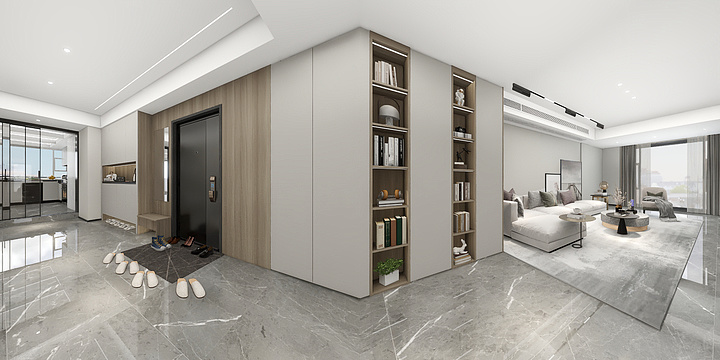 壹帆全屋定制-中梁44栋203-装修设计方案