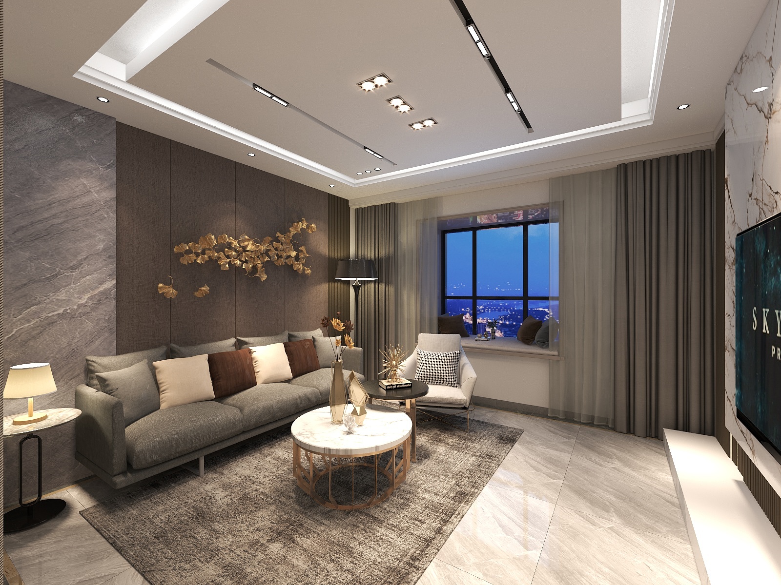 致简设计444-两室设计-装修设计方案