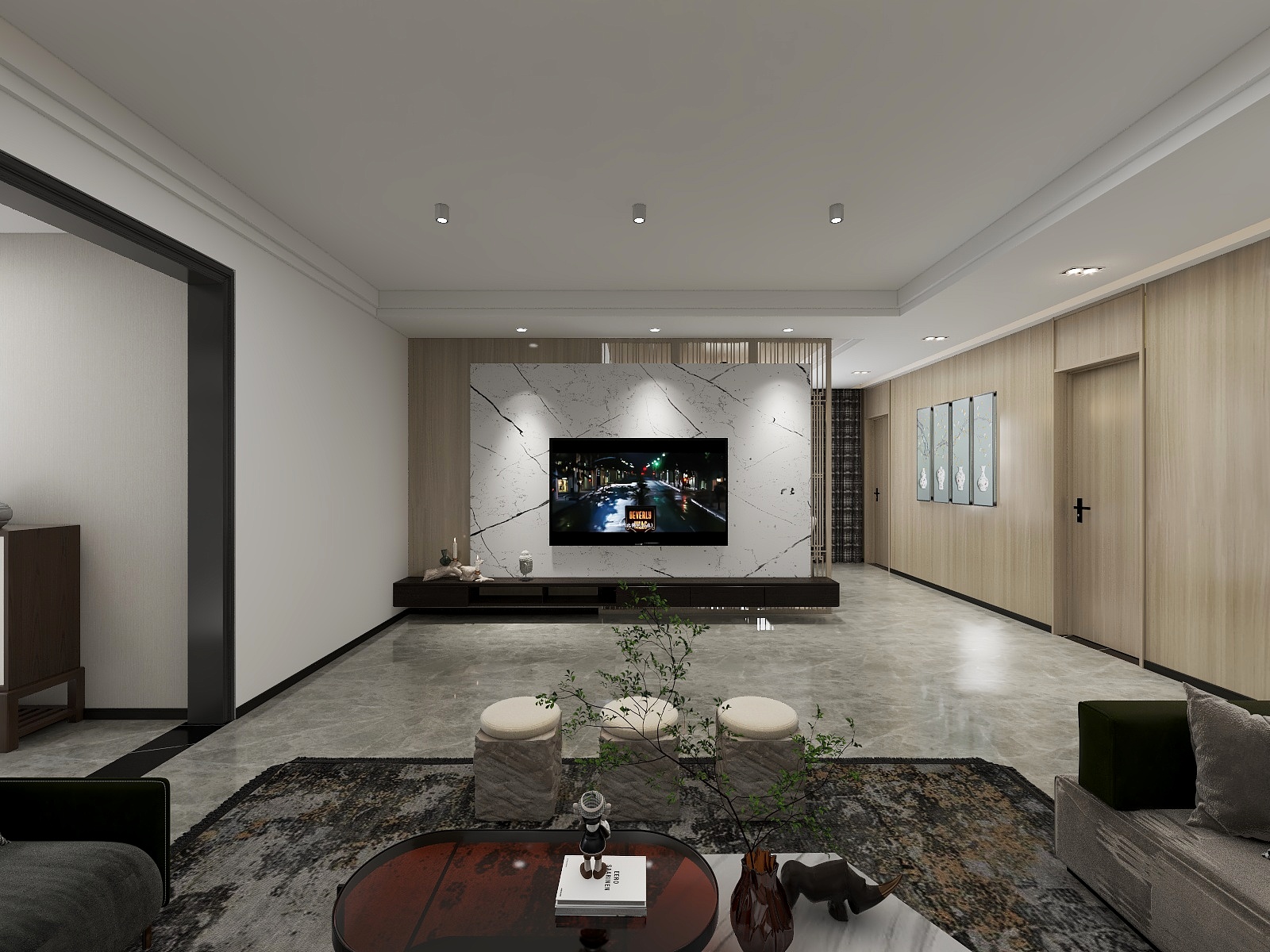 贾力祥-柳林海天大厦160户型东户装修效果图