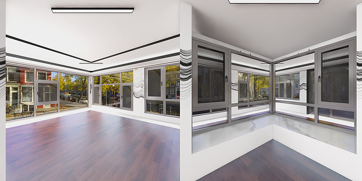 黄杰泓-断桥平开窗样品展示厅-装修设计方案