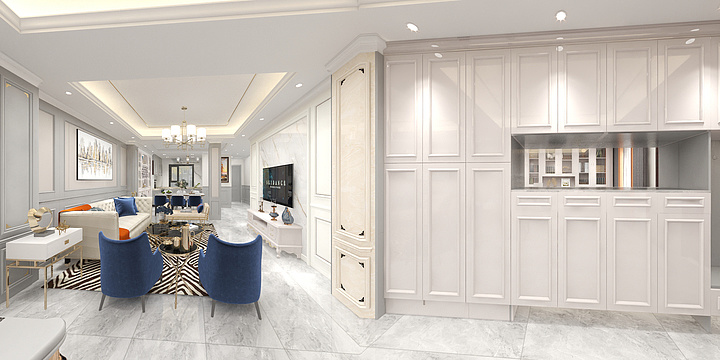 寒憶空间设计-月明山庄-装修设计方案