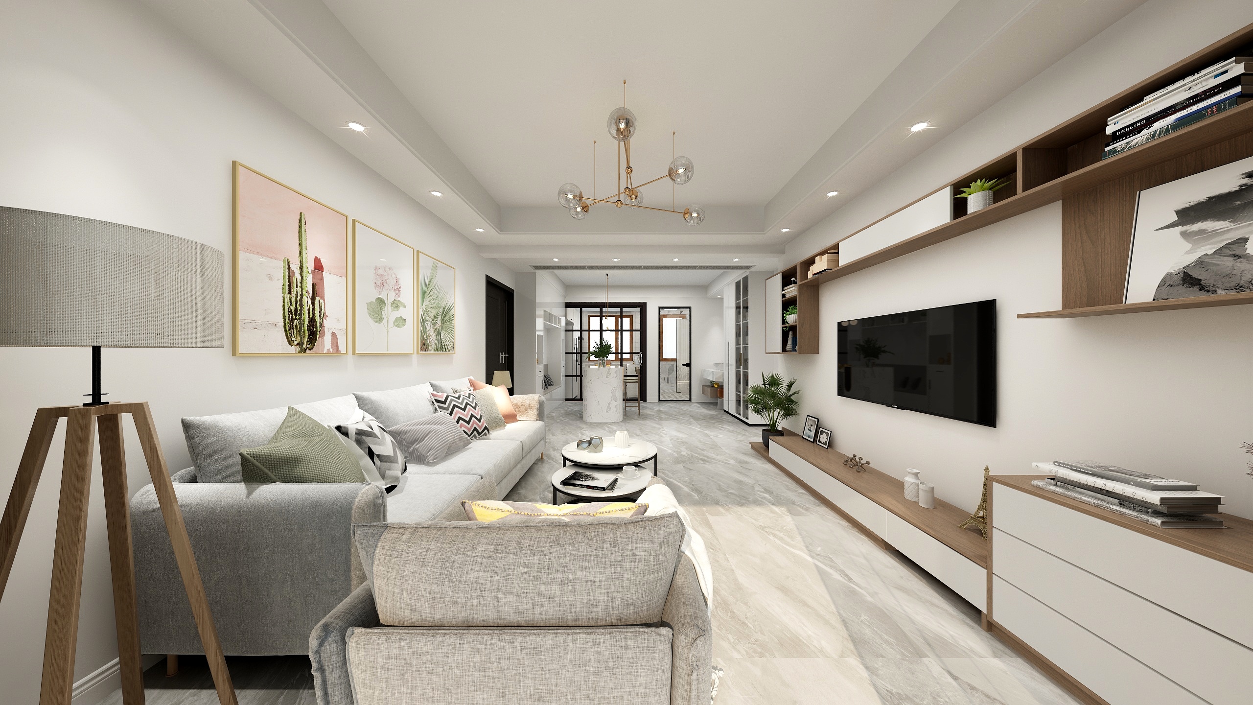 TX空间设计-城市荣域89北欧轻奢风-装修设计方案