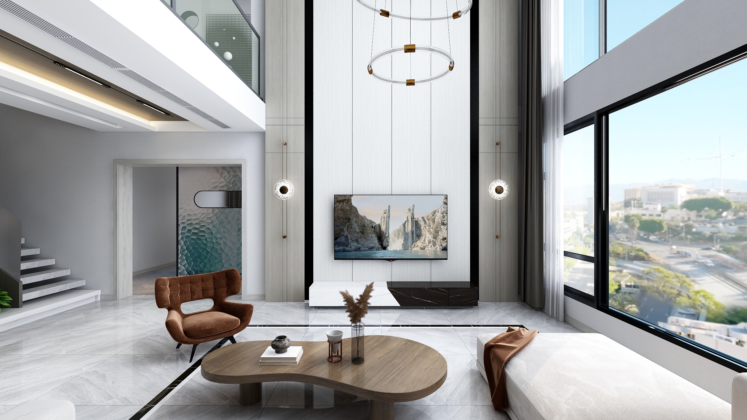 設計空間-2层别墅户型装修效果图