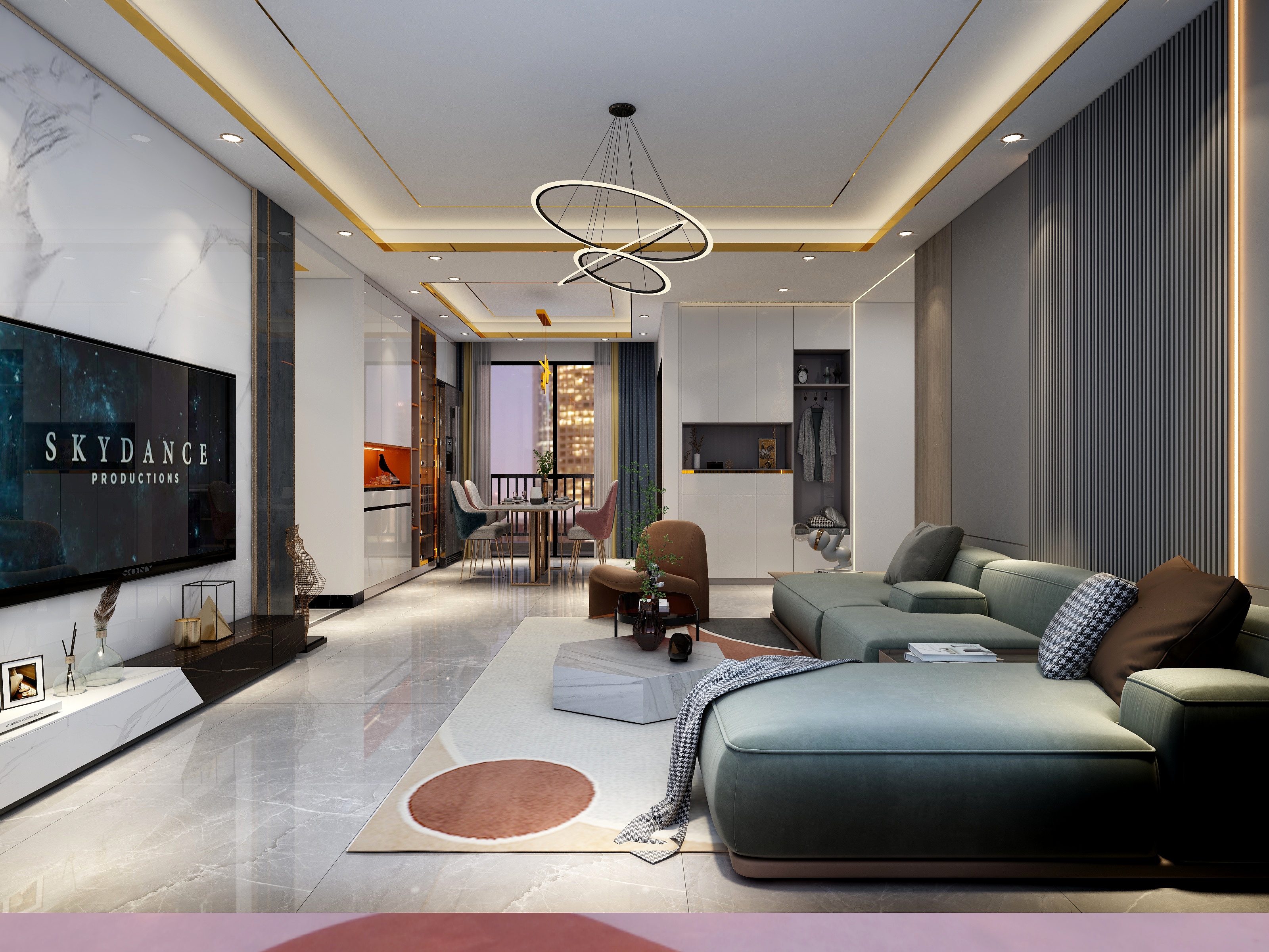 壹诺源设计丿侯-现代轻奢混搭-装修设计方案