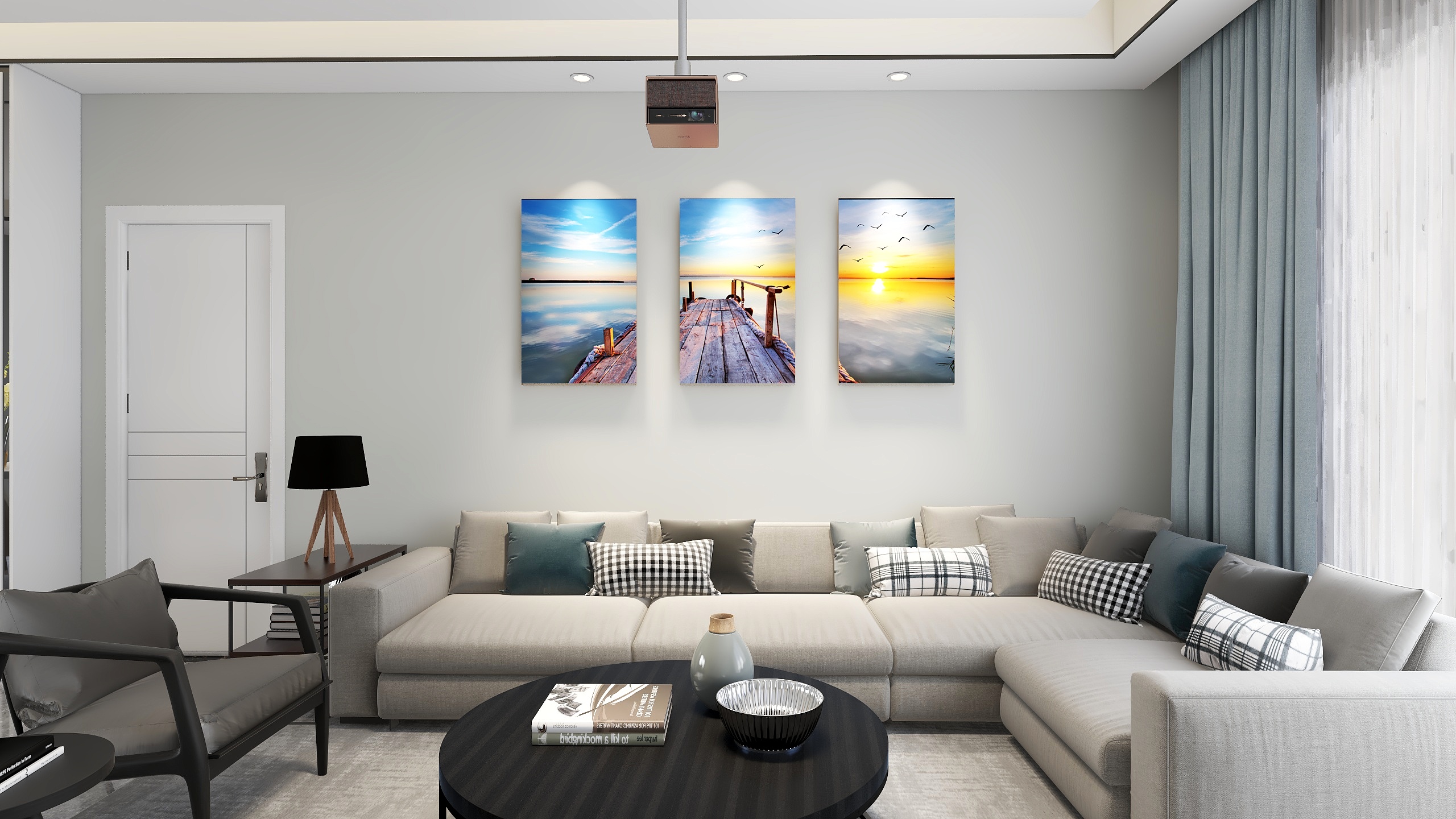 初梦依旧GoogIe-【极米光影】-现代风格-装修设计方案