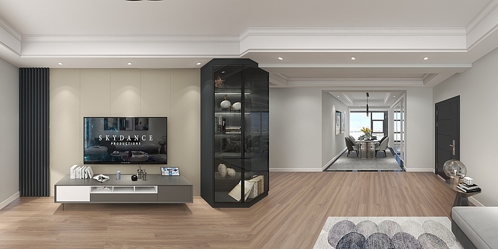 湖南芷江蔻帝-名城家园12-1-301现代-吴小香-YSS-装修设计方案