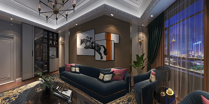 阿拉依丁·居拉提-一层平面图-副本-装修设计方案