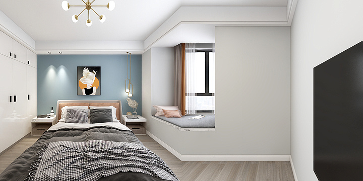 余汉青-新湾18-1-1201dwg-装修设计方案