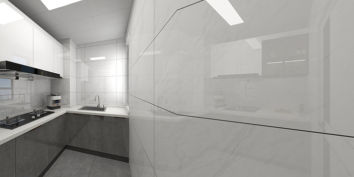 樊高设计-亚雄-未来城-现代黑白灰-装修设计方案