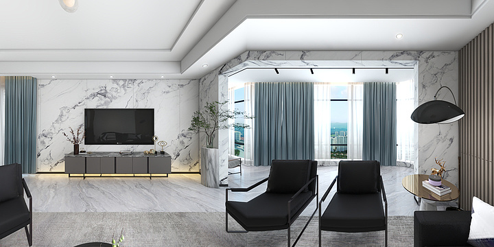 ZG...-华讯大宅13-1303-装修设计方案