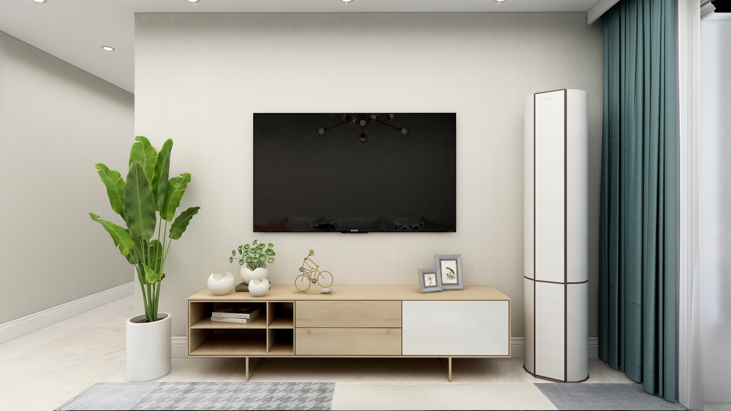 佳乐吖855-德信海德公园83.00㎡A2’3室2厅1卫1厨-装修设计方案