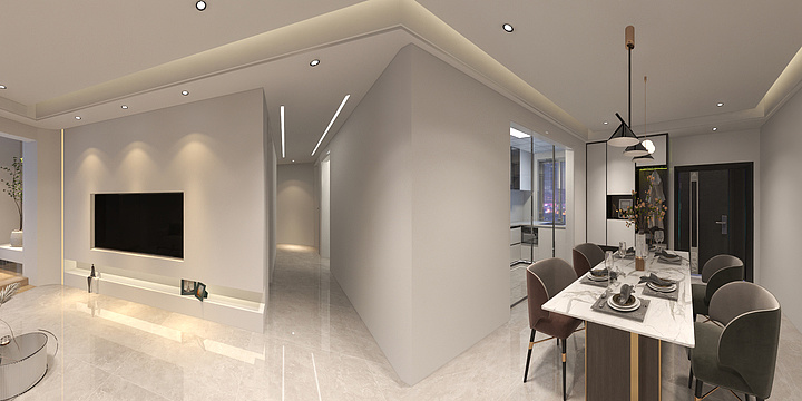 黄少军-卓越93极简-装修设计方案