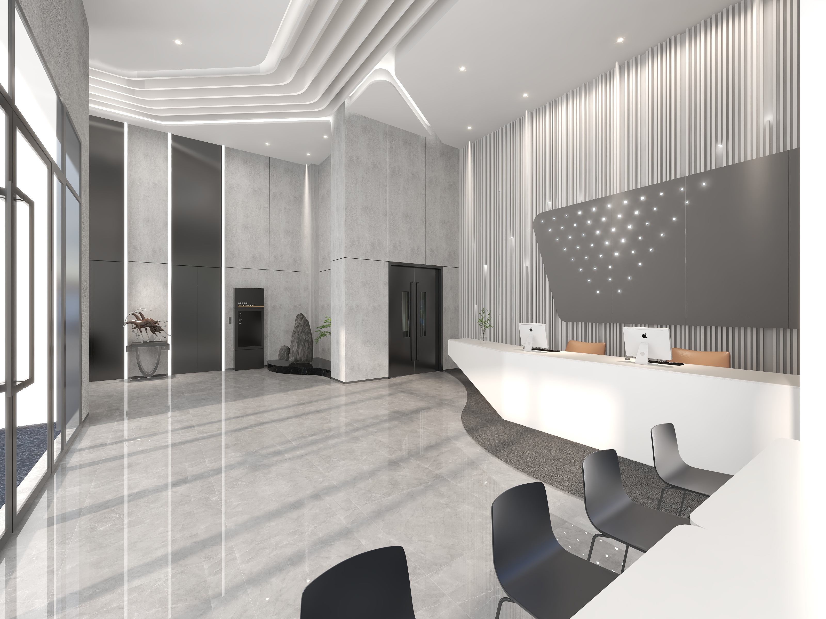 ZGYPSJS-办公室1f-装修设计方案