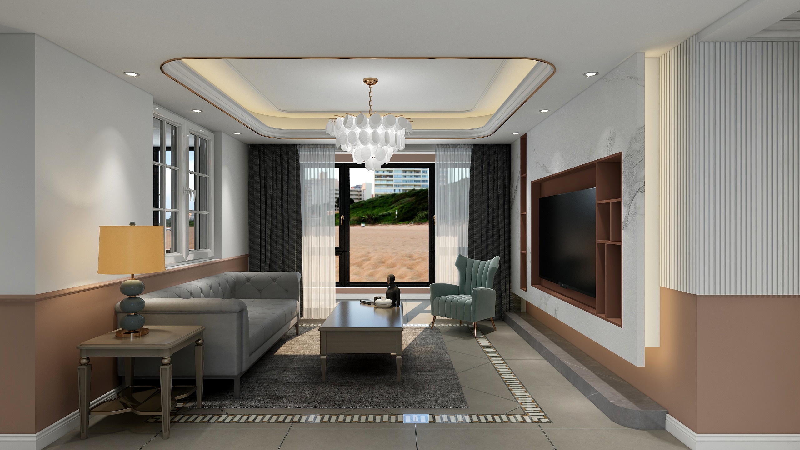 锦宏设计师丘大叔-七十平简美风格-装修设计方案