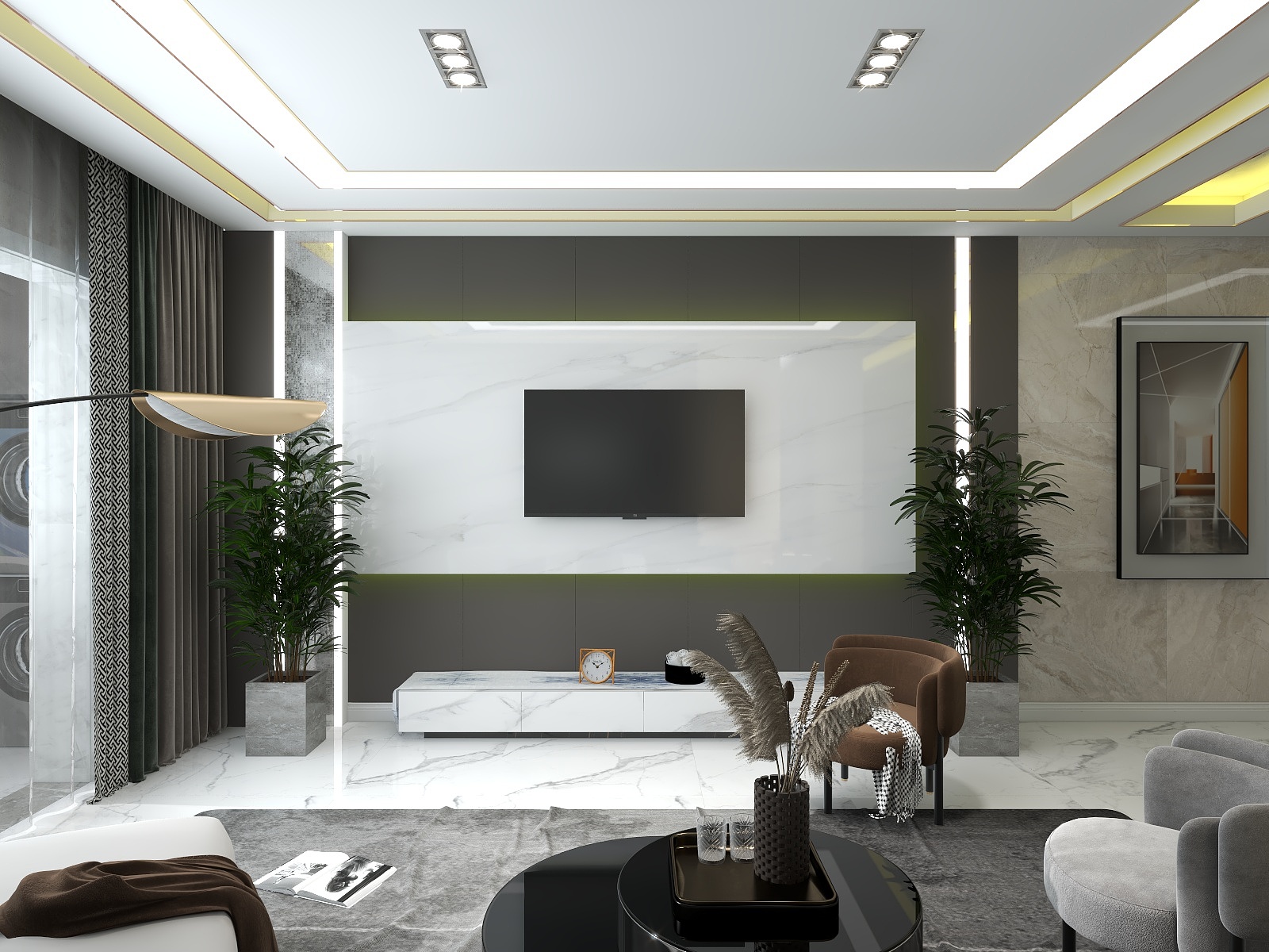 空间设计颜斌-碧桂园天玺4室2厅1厨1卫装修效果图