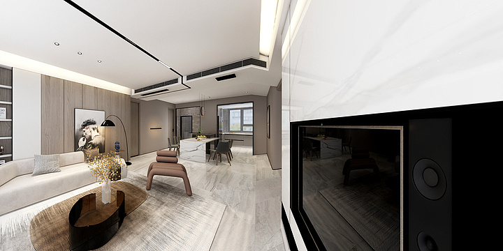 张奇迹-现代风格-装修设计方案