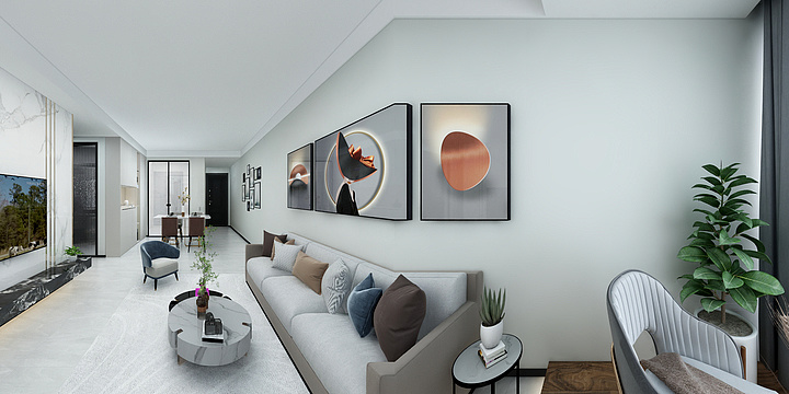 空间魔法师大東-金地名轩14K-装修设计方案