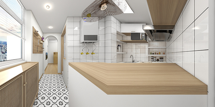 鹿仙-原木风-装修设计方案