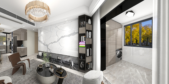 设计师梁陶平-西虹桥壹号7号901室-装修设计方案