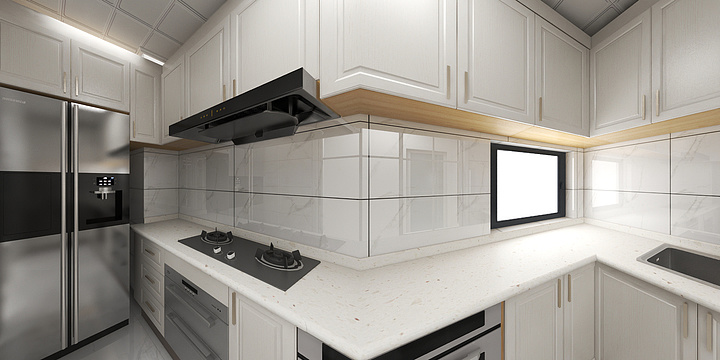 黑水魔鱼-富贵城-两室一厅方案（五）-装修设计方案