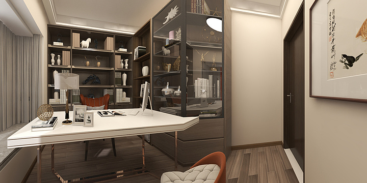 全屋高端软装设计-昆明湖湖泊-装修设计方案