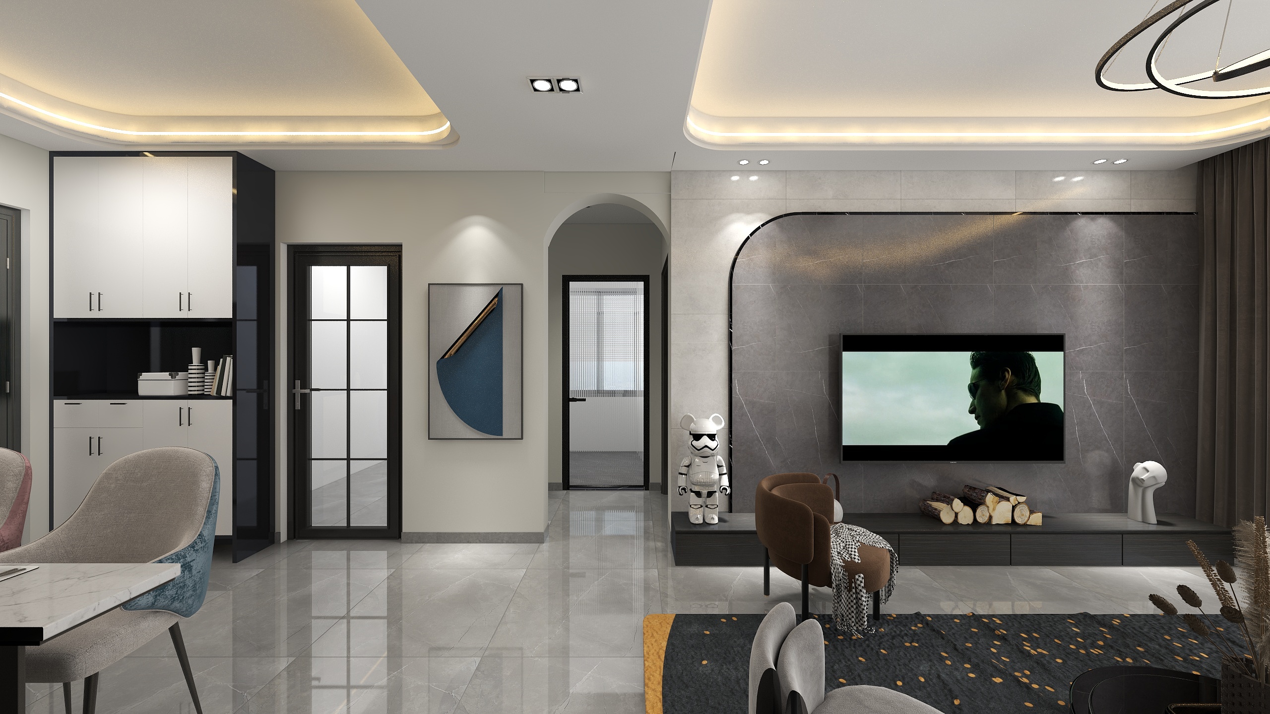 榆林铠顺弘渊装饰-亚都御府115.王总-装修设计方案