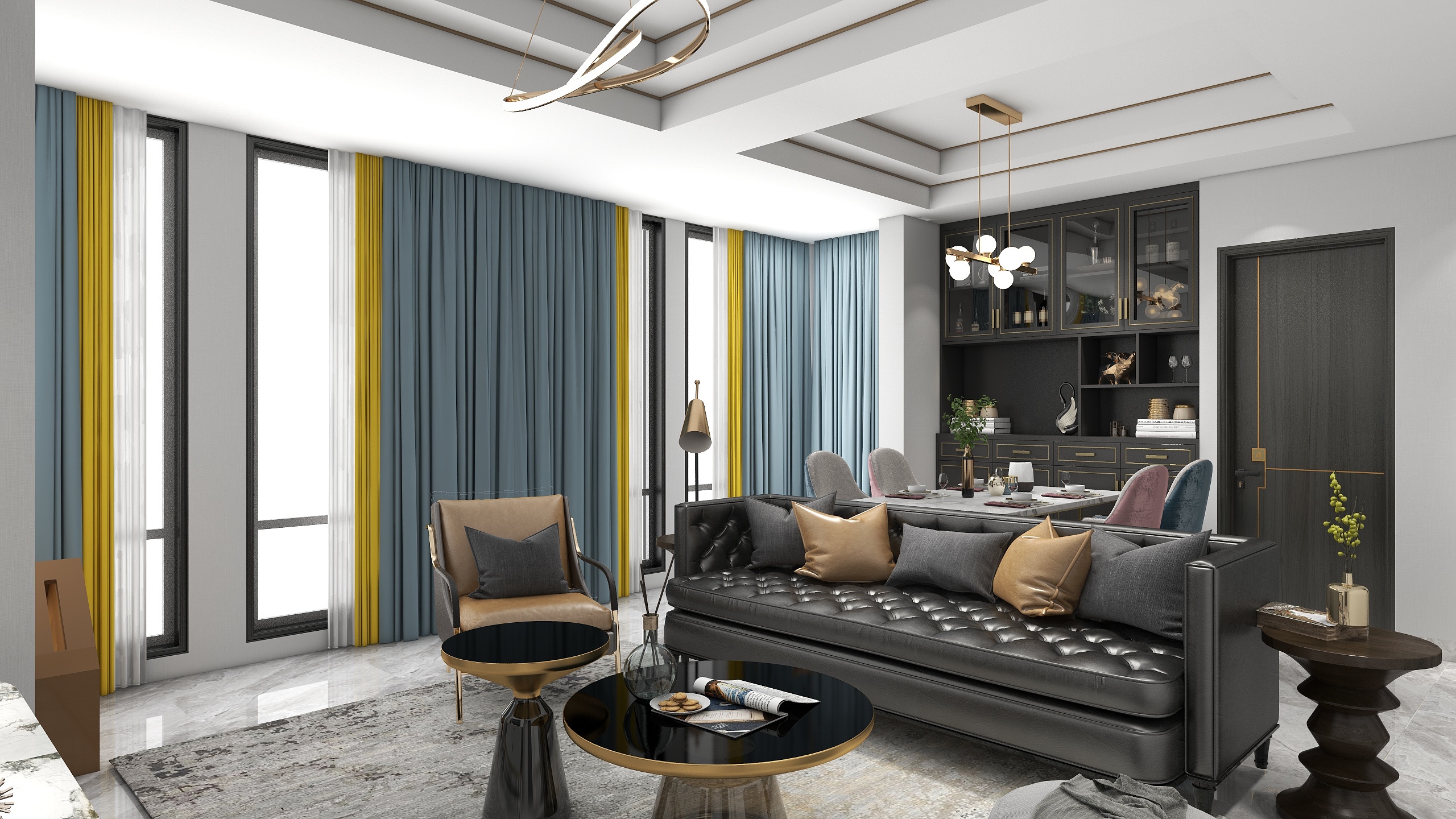 A不正经的王菇凉-瑞和园89.50㎡B户型3室2厅1卫-装修设计方案